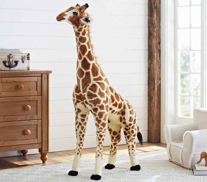 oversized stuffed giraffe