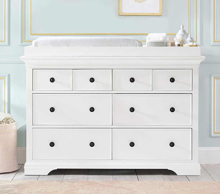 Larkin Extra Wide Changing Table Dresser Topper Pottery Barn Kids Larkin Extra Wide Changing Table