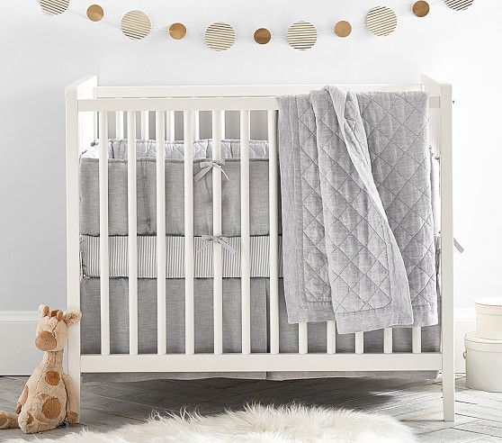 mini crib nursery set