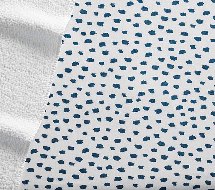 flannel fitted crib sheet