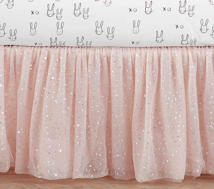 pottery barn crib skirt