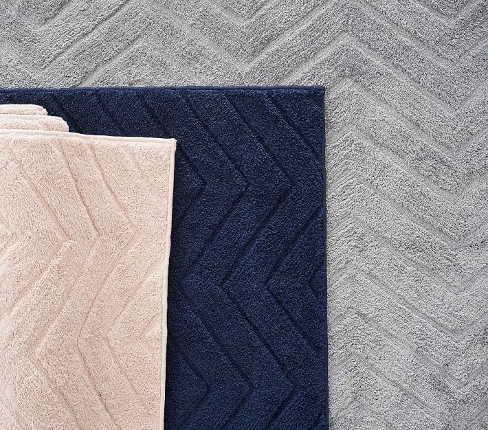 Plush Performance Chevron Rug Solid Color Rugs Pottery Barn Kids