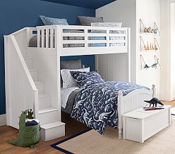 fillmore stair loft bed & lower bed set