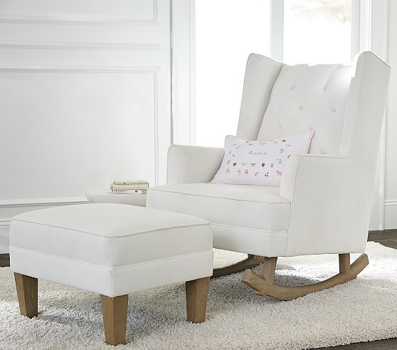 pottery barn kids wingback rocker