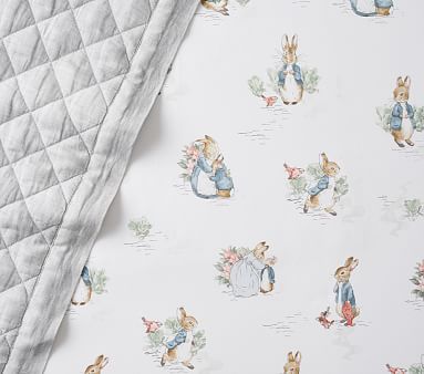 peter rabbit cot sheets