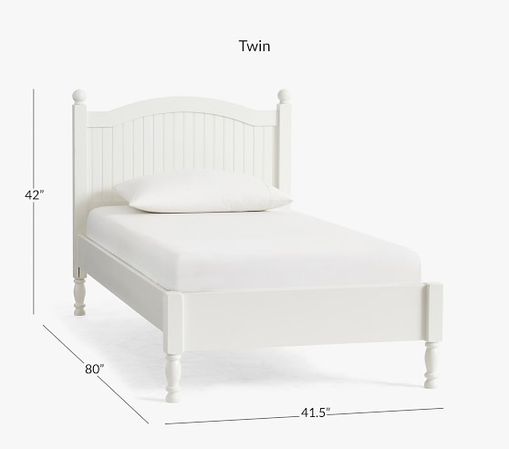 pottery barn twin bed frame