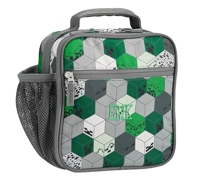 minecraft grass block lunch box