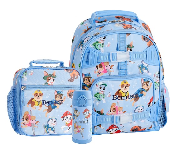 paw patrol backpack and lunch bag