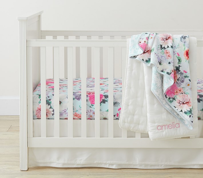 floral baby bedding set