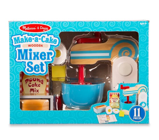 melissa and doug make a cake mixer set