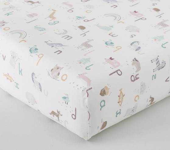 alphabet crib sheet