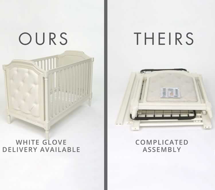 pottery barn kids blythe crib