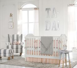 pottery barn girl nursery