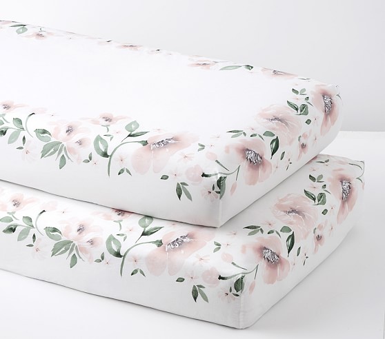 floral cot bed sheets