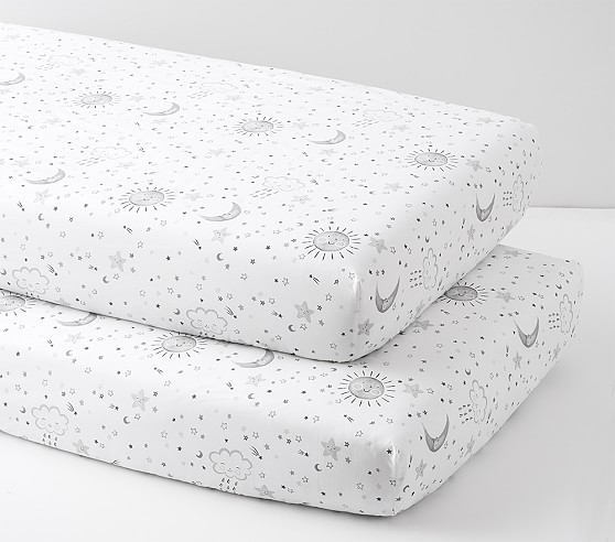 organic fitted crib sheet