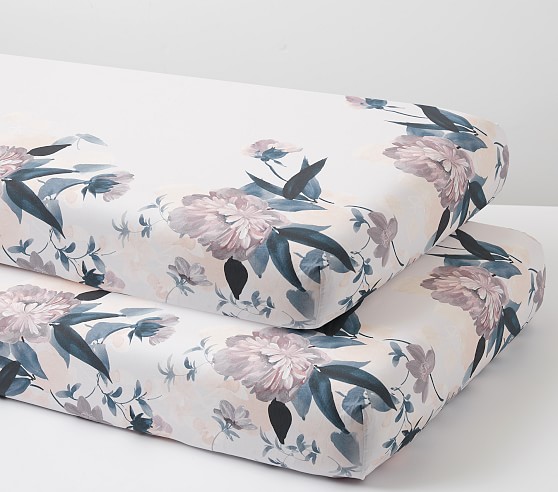 fitted crib sheet set