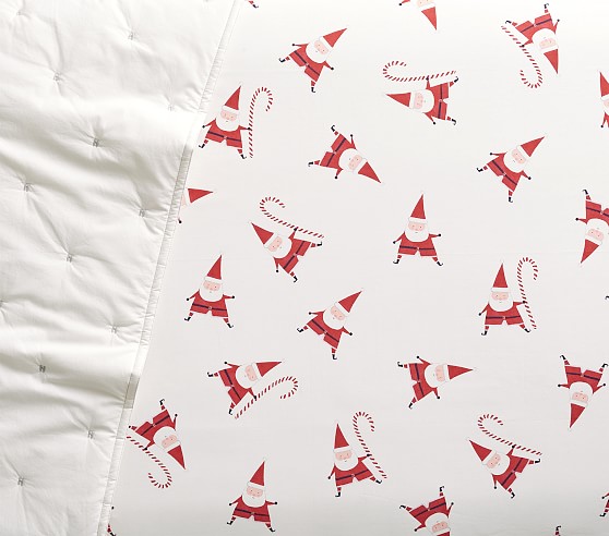 santa crib sheet