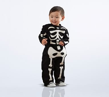 baby skeleton costume