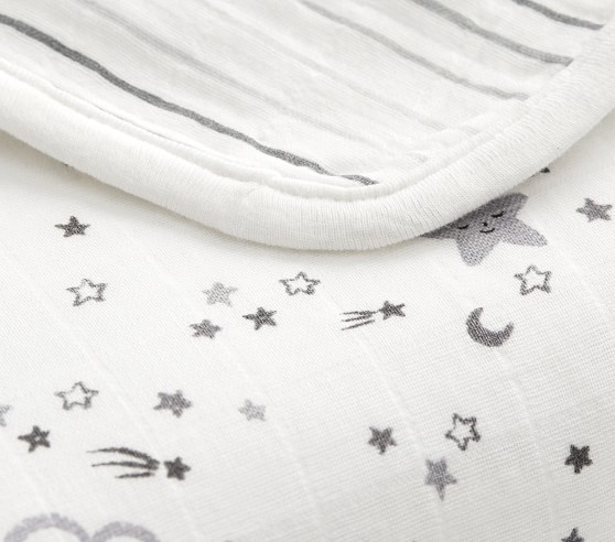 oversized muslin blanket