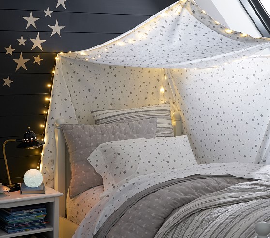 glow in the dark star bedding