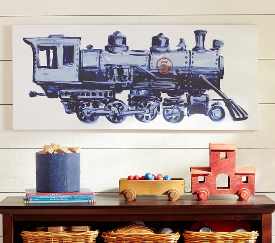 pottery barn kids train table