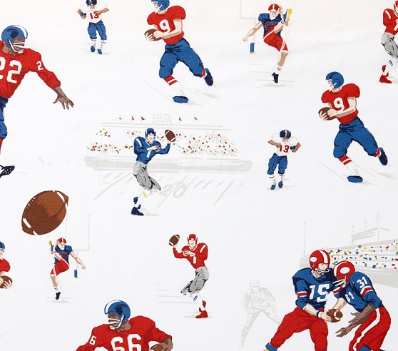 football crib sheets