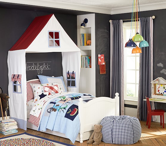 pottery barn kids house bed