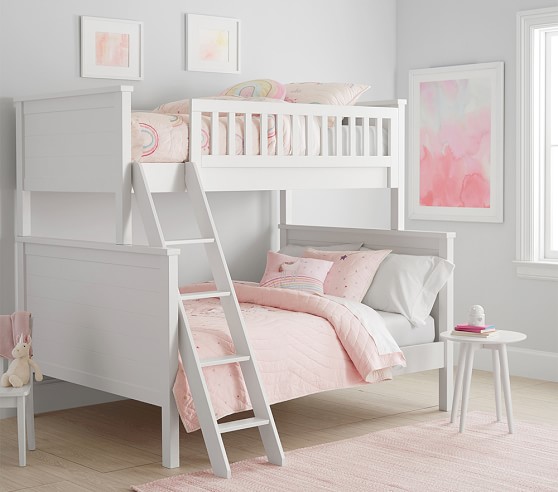 unicorn bunk bed with desk