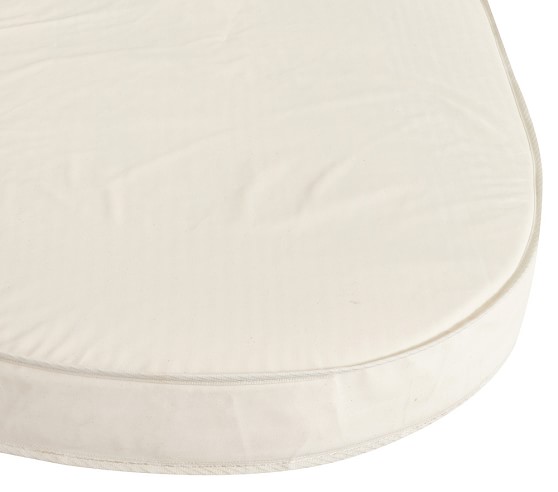 naturepedic organic cotton bassinet oval mattress