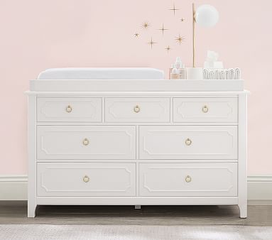 changing table and dresser set