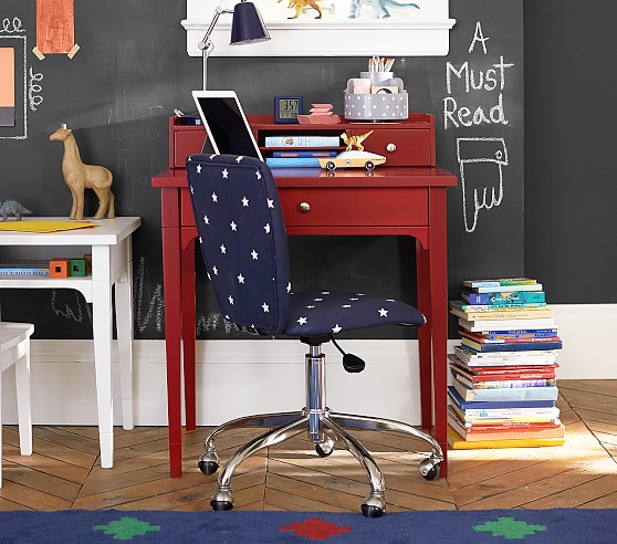 red kids desk