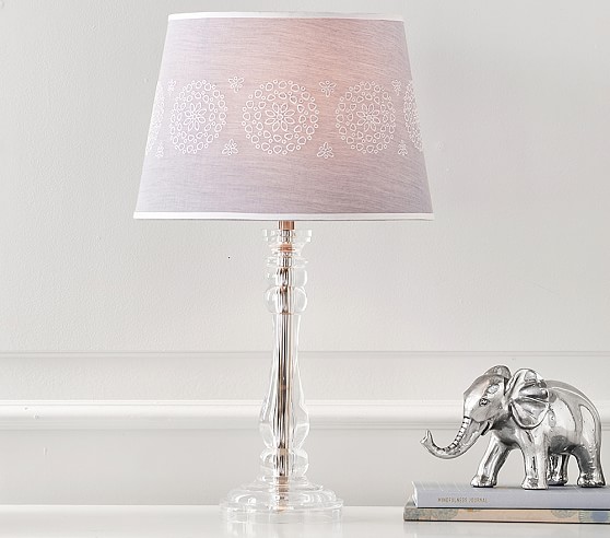 pottery barn kids elephant lamp