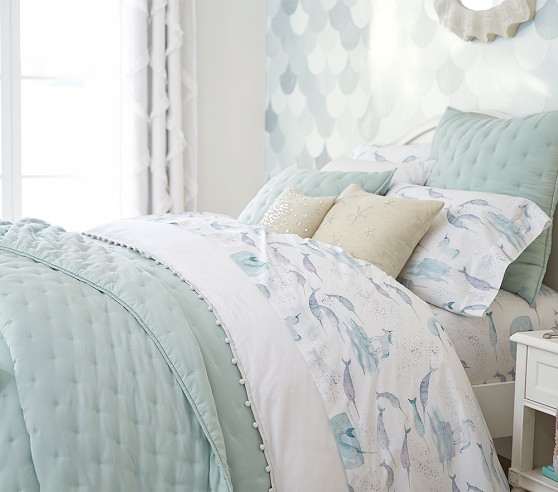narwhal bedding set