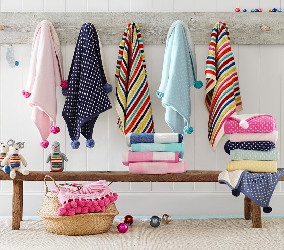 pottery barn sherpa baby blanket