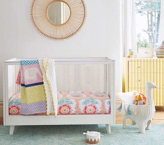 mirror in baby nursery