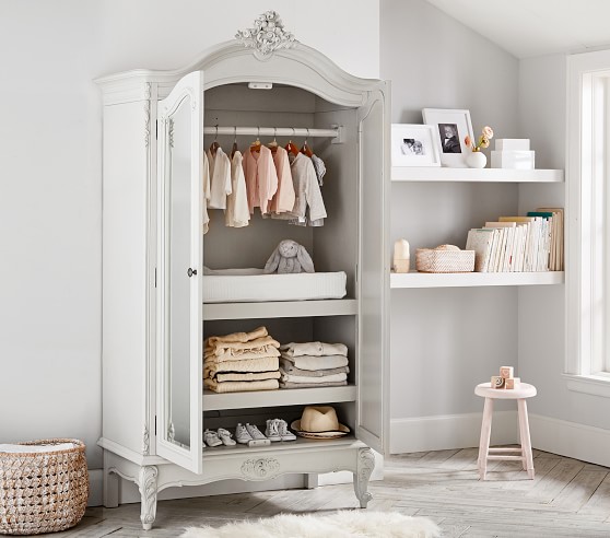 baby wardrobe and changing table