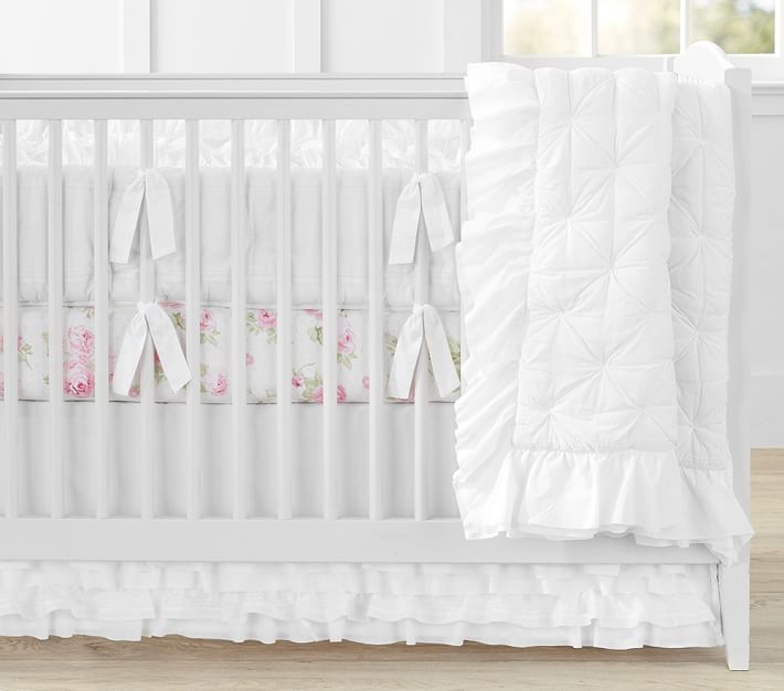 Sadie Ruffle Baby Bedding Crib Bedding Pottery Barn Kids