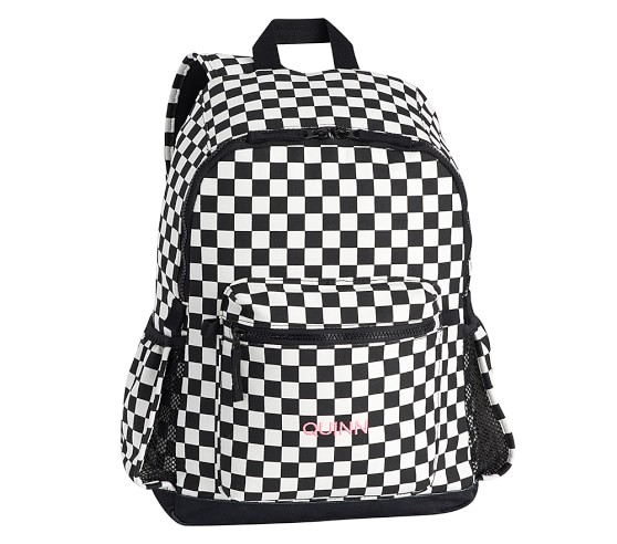 backpack checkerboard