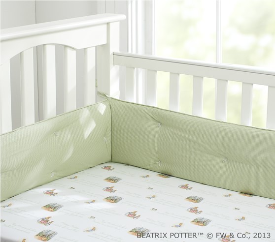 peter rabbit cot bumper