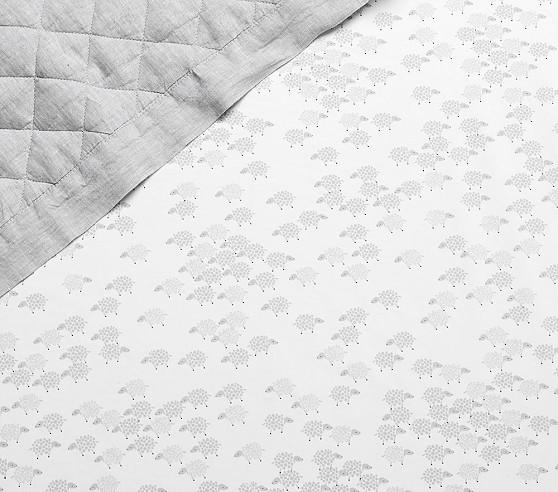 pottery barn fitted crib sheet