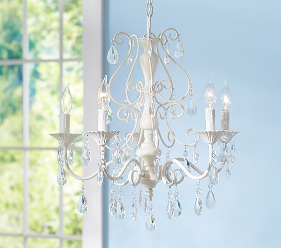 Clear Alyssa Kids Chandelier | Pottery 