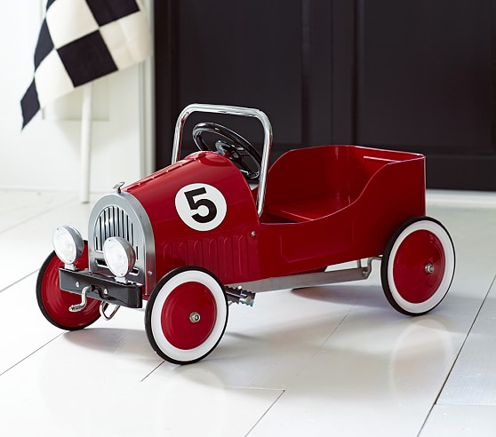 Red Retro Pedal Car | Ride On Toys 