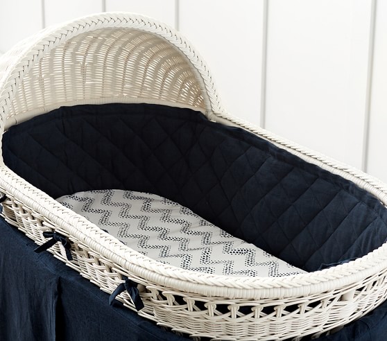 linen bassinet fitted sheet