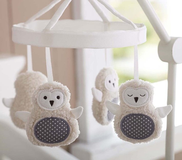 owl cot mobile