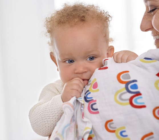 rainbow swaddle set