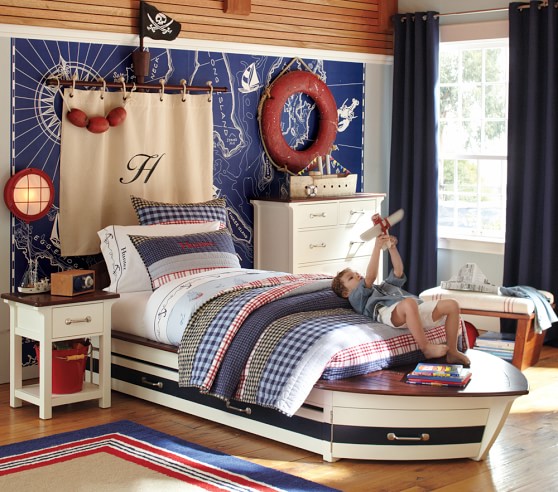 kids pirate bed