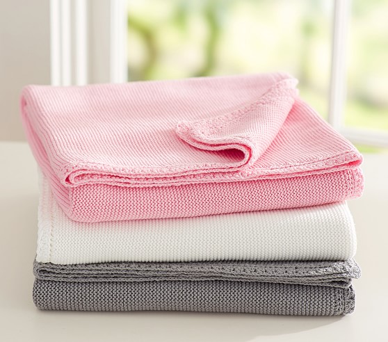 pottery barn stroller blanket
