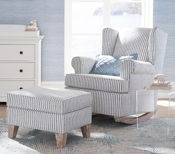 pottery barn kids wingback rocker