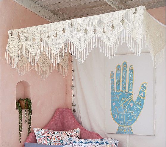 canvas bed canopy