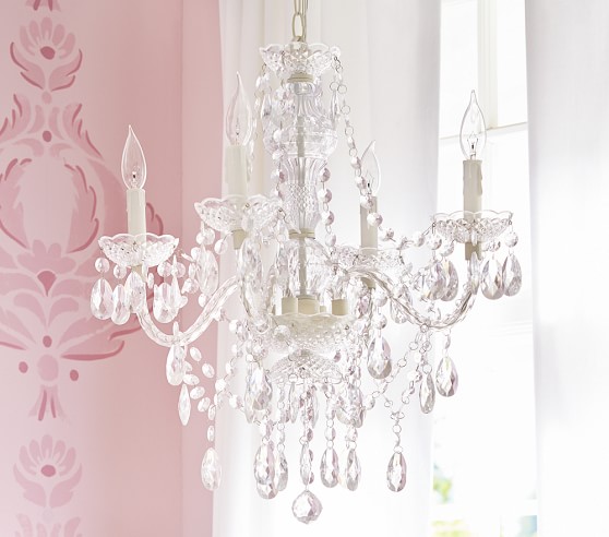 pottery barn baby chandelier